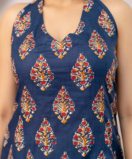 Kavya Halter Neck Kurta