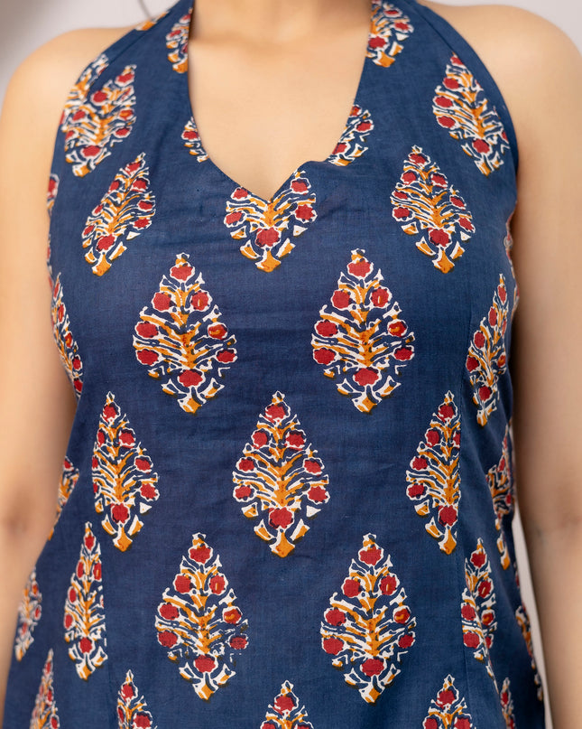 Kavya Halter Neck Kurta