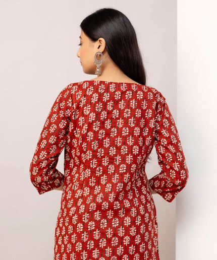 Aarohi V-Neck Kurti
