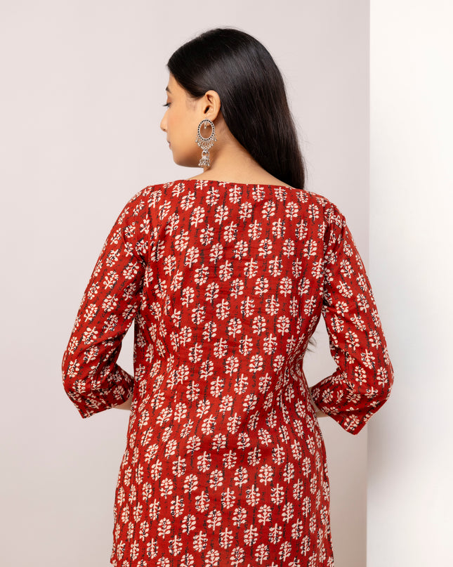 Aarohi V-Neck Kurti