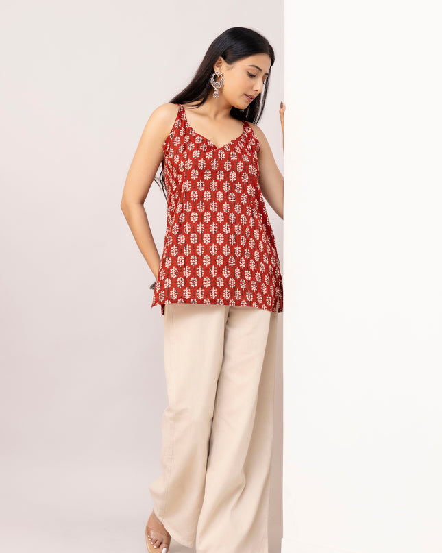 Nysa Kurta with Deep Back