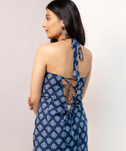 Inaaya Halter Neck Kurta